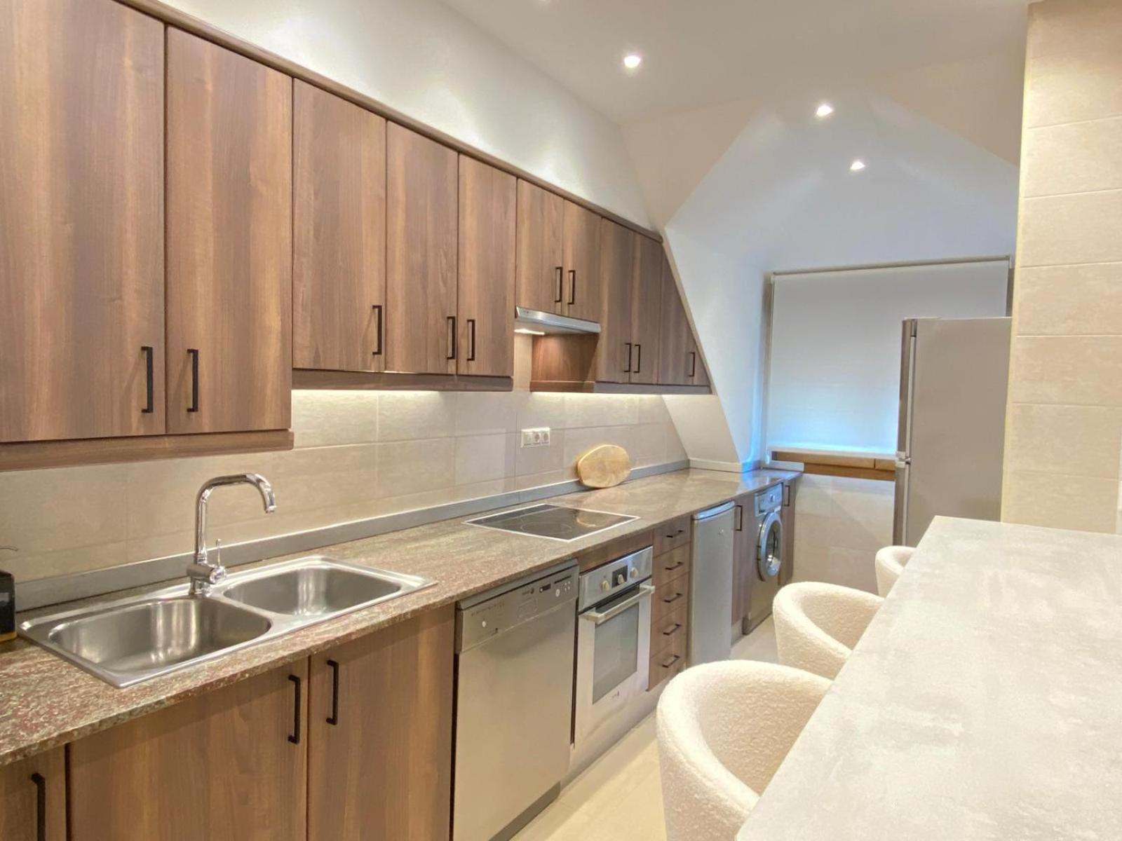 Apartamento Boutique Con Terraza Y Vistas Al Mar. Porto Vilanova Villanueva De Arosa Kültér fotó